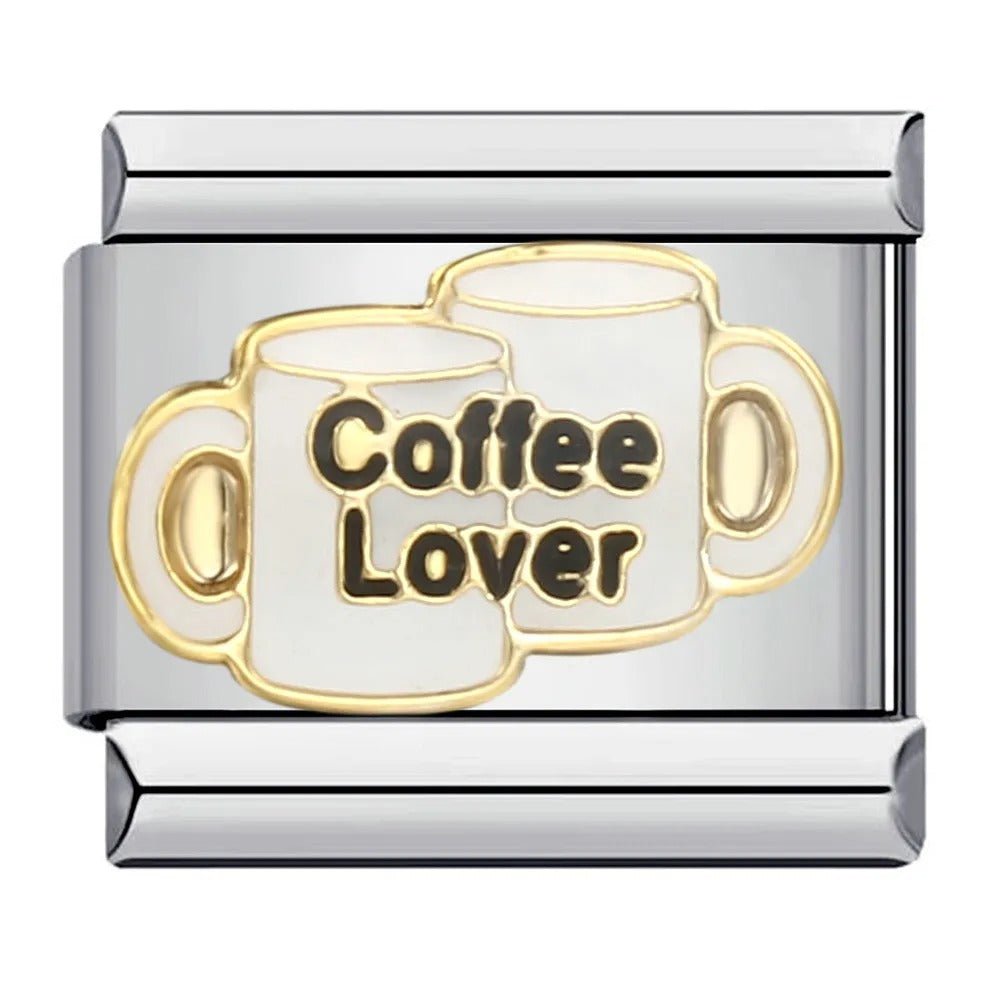 Coffee Lover -– Italian Charm Bracelet by Charmette