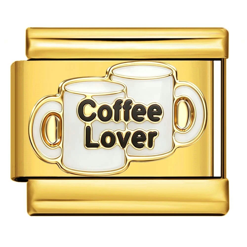 Coffee Lover -– Italian Charm Bracelet by Charmette