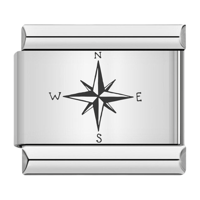 Compass - – Italian Charm Bracelet by Charmette