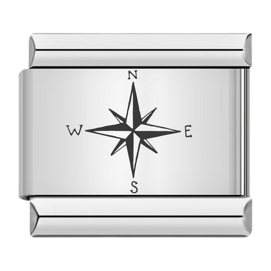 Compass - – Italian Charm Bracelet by Charmette