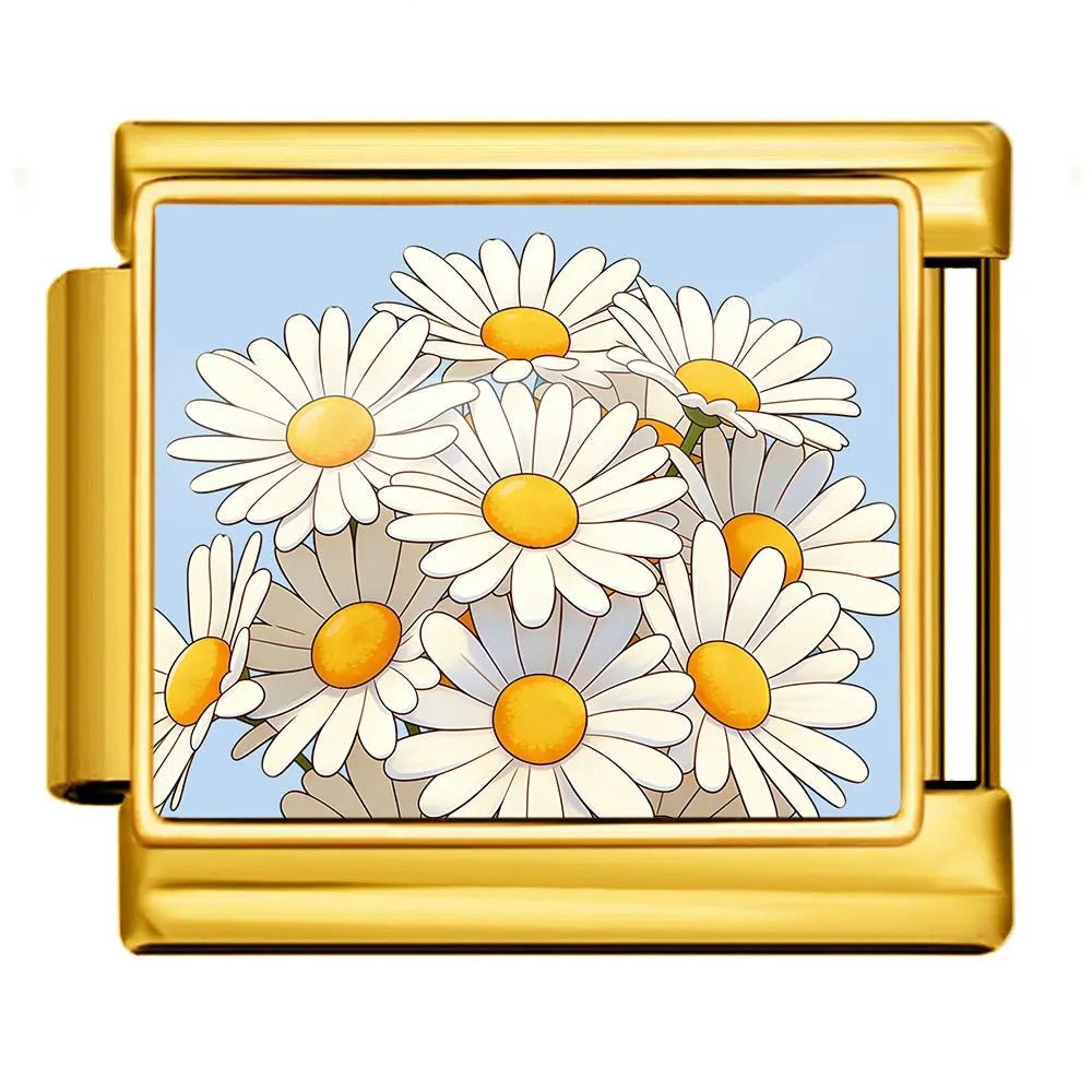 Daisies - – Italian Charm Bracelet by Charmette