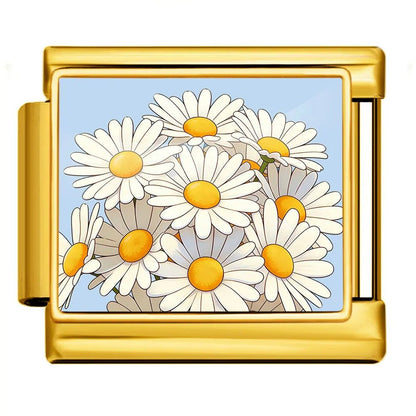 Daisies - – Italian Charm Bracelet by Charmette