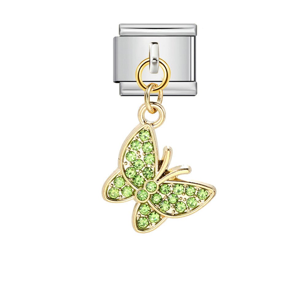 Dangling Butterfly -– Italian Charm Bracelet by Charmette