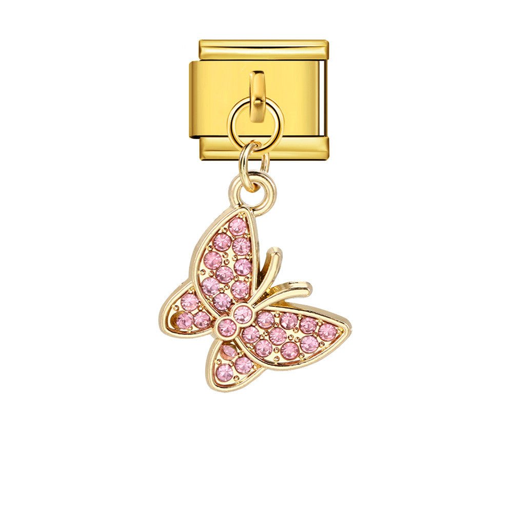 Dangling Butterfly -– Italian Charm Bracelet by Charmette