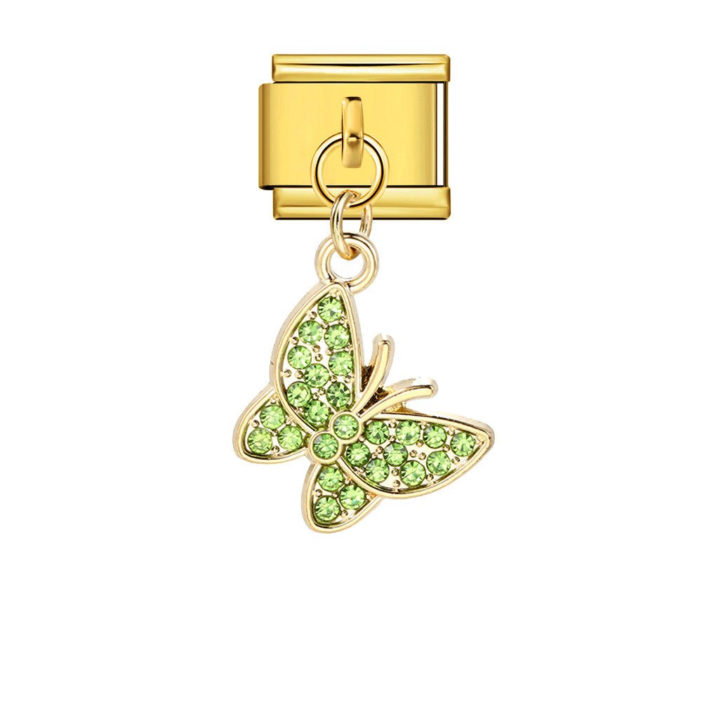 Dangling Butterfly -– Italian Charm Bracelet by Charmette
