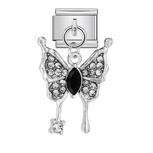 Dangling Butterfly -– Italian Charm Bracelet by Charmette