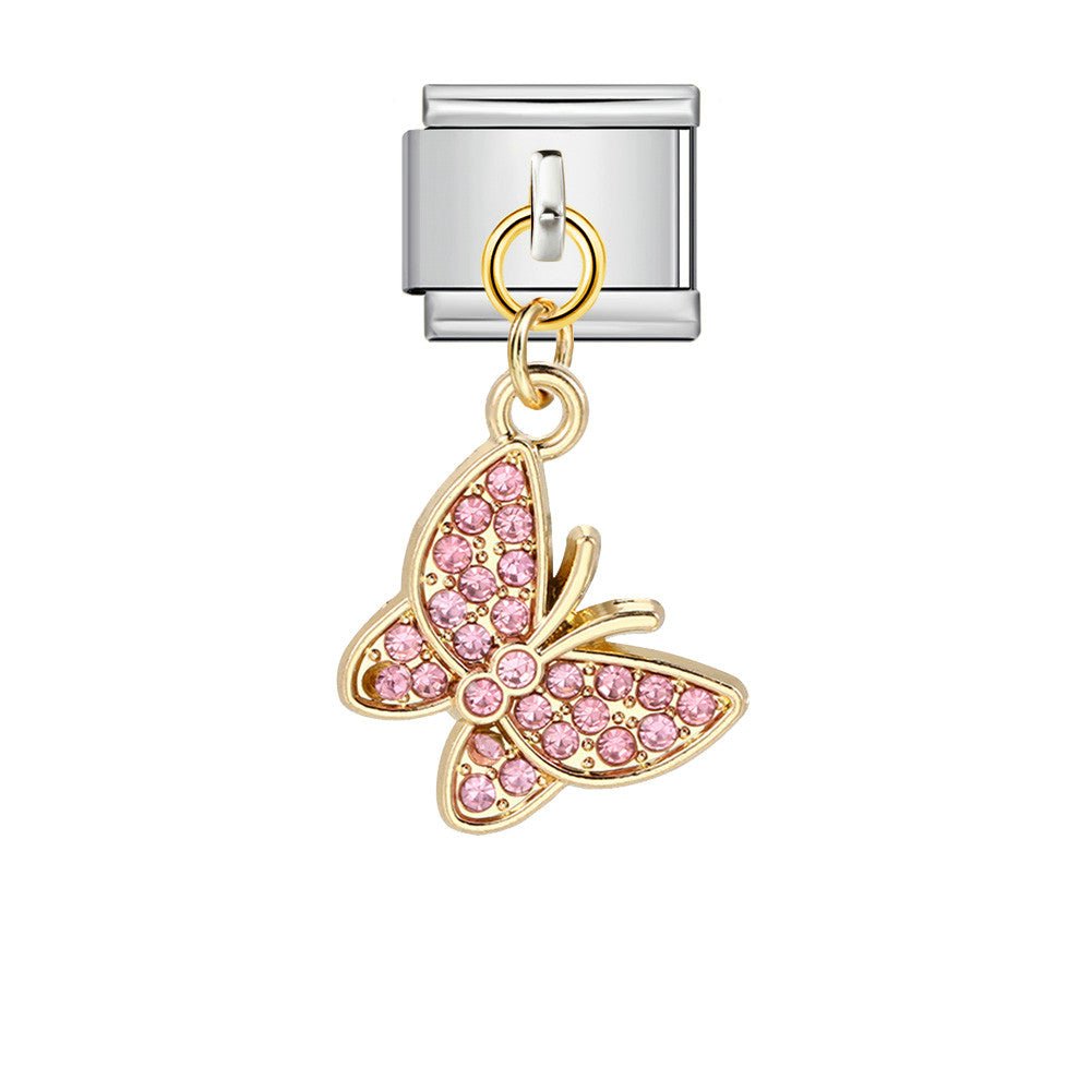 Dangling Butterfly -– Italian Charm Bracelet by Charmette