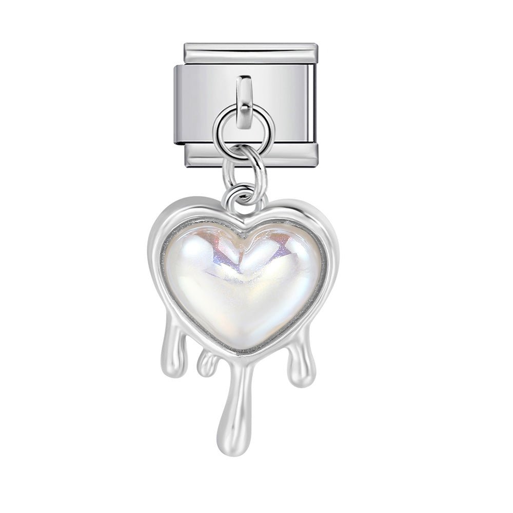 Dangling Heart -– Italian Charm Bracelet by Charmette