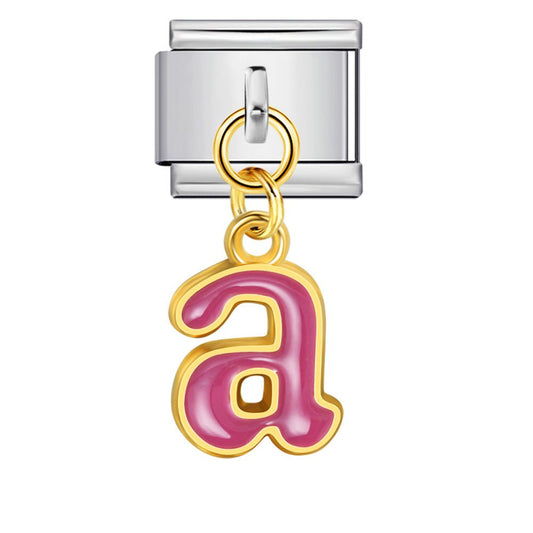 Dangling Letter (A) - – Italian Charm Bracelet by Charmette