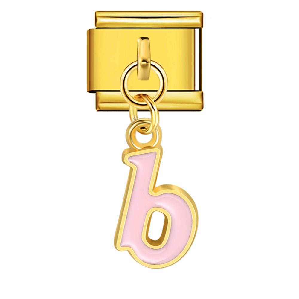 Dangling Letter (B) - – Italian Charm Bracelet by Charmette