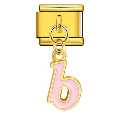 Dangling Letter (B) - – Italian Charm Bracelet by Charmette
