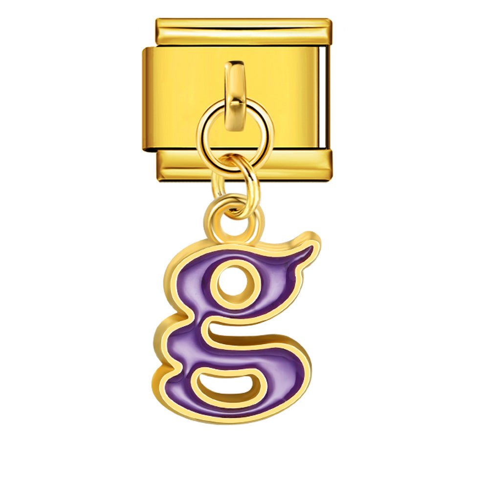 Dangling Letter (G) - – Italian Charm Bracelet by Charmette