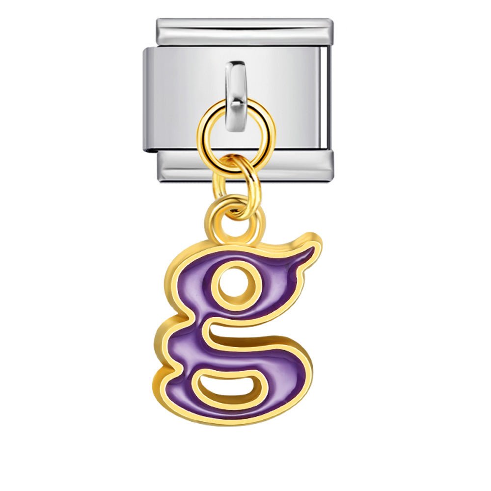 Dangling Letter (G) - – Italian Charm Bracelet by Charmette