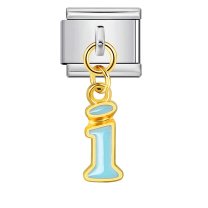 Dangling Letter (I) - – Italian Charm Bracelet by Charmette