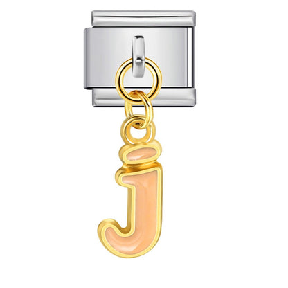 Dangling Letter (J) - – Italian Charm Bracelet by Charmette