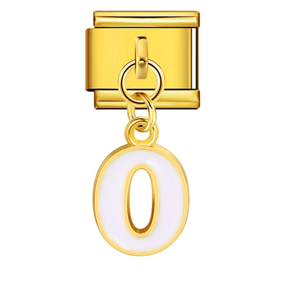 Dangling Letter (O) - – Italian Charm Bracelet by Charmette