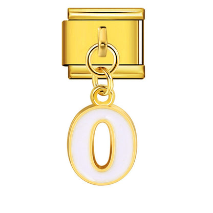Dangling Letter (O) - – Italian Charm Bracelet by Charmette