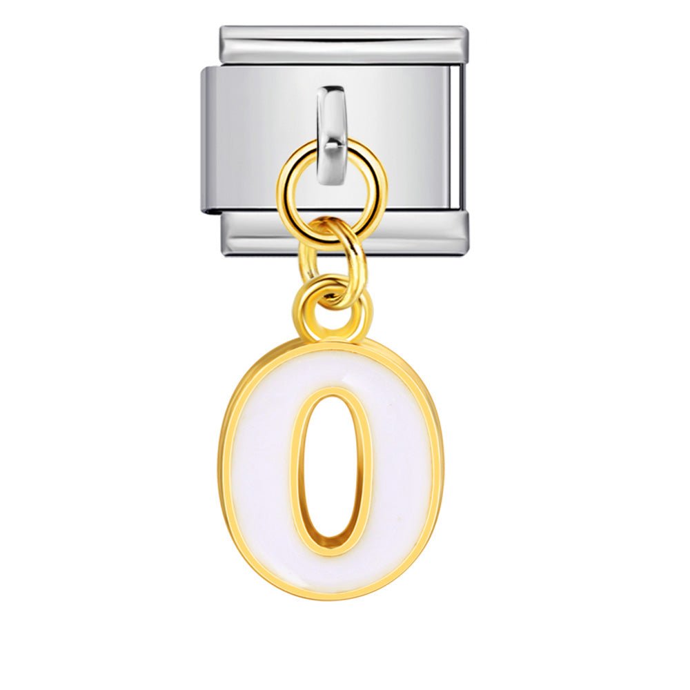 Dangling Letter (O) - – Italian Charm Bracelet by Charmette