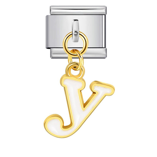 Dangling Letter (Y) - – Italian Charm Bracelet by Charmette