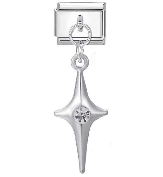 Dangling North Star -– Italian Charm Bracelet by Charmette