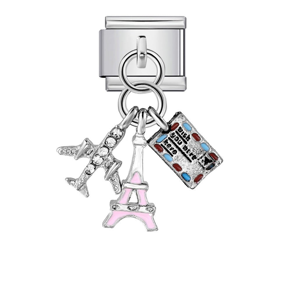 Dangling Paris -– Italian Charm Bracelet by Charmette