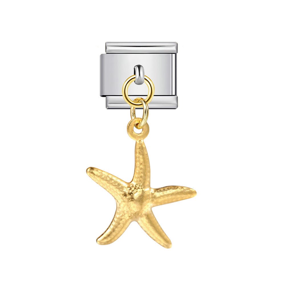 Dangling Starfish -– Italian Charm Bracelet by Charmette