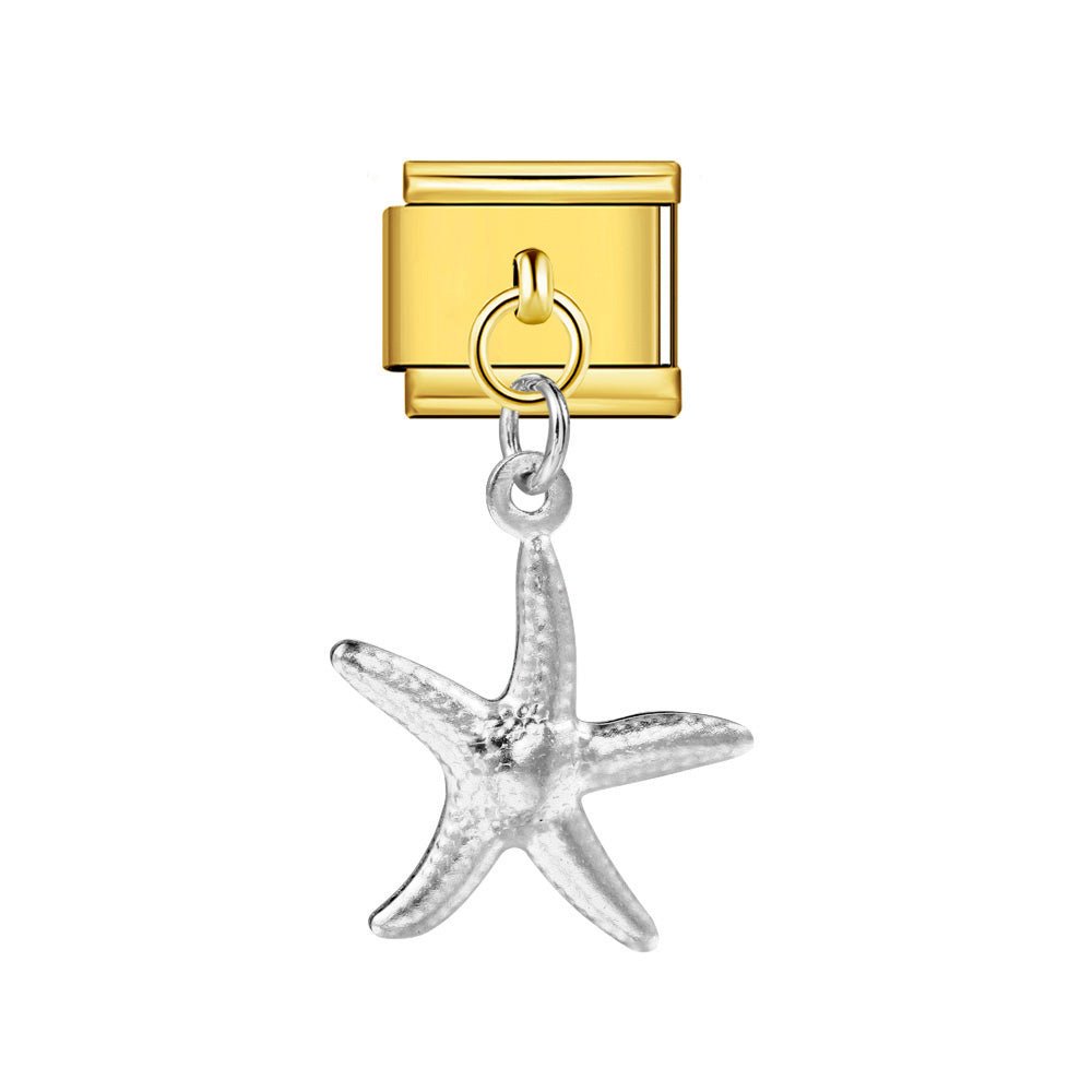 Dangling Starfish -– Italian Charm Bracelet by Charmette