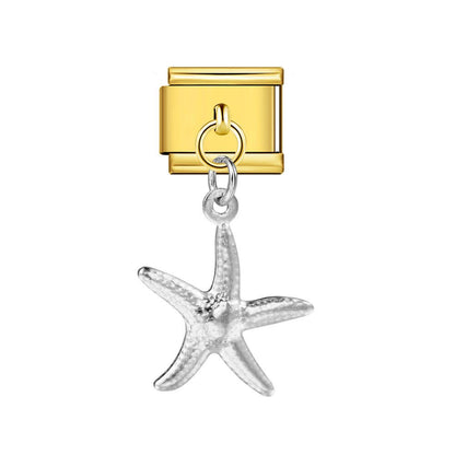 Dangling Starfish -– Italian Charm Bracelet by Charmette