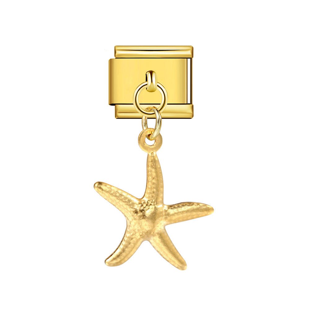 Dangling Starfish -– Italian Charm Bracelet by Charmette