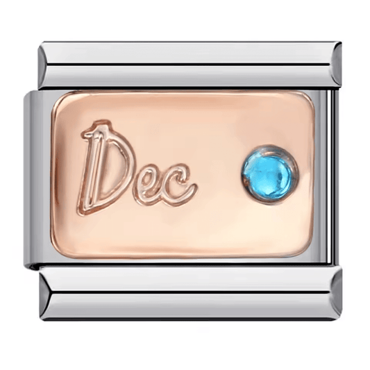 December Birthstone - – Italian Charm Bracelet by Charmette