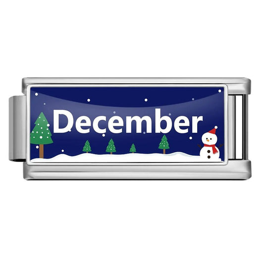 December - – Italian Charm Bracelet by Charmette