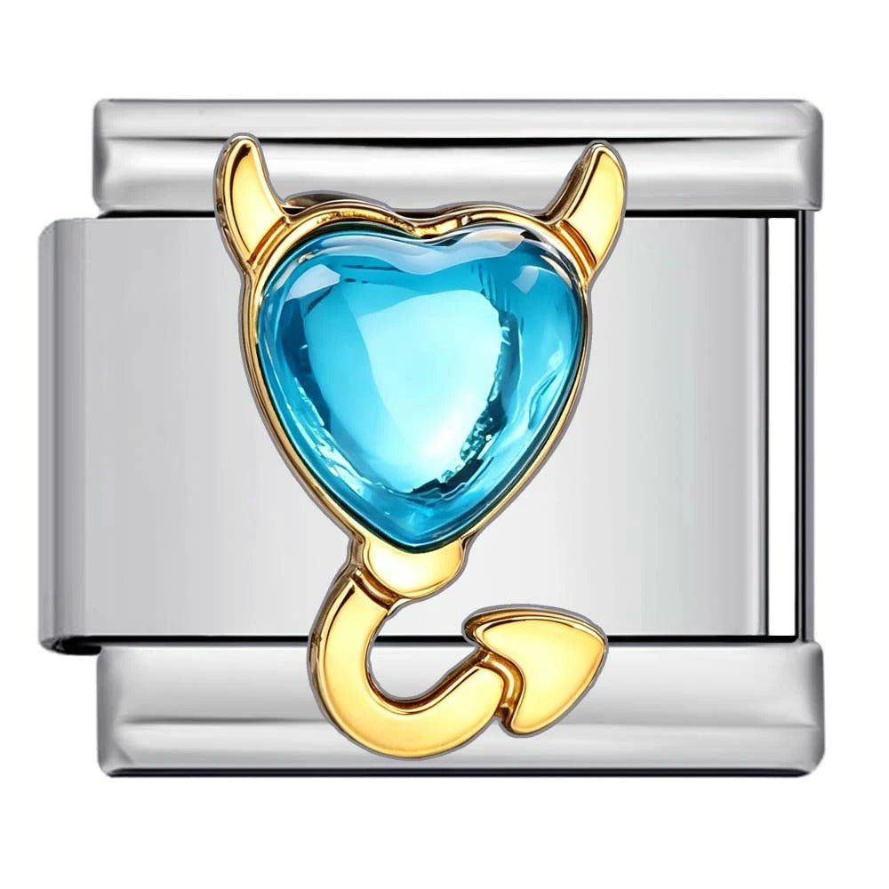 Devil Heart - – Italian Charm Bracelet by Charmette