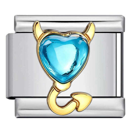 Devil Heart - – Italian Charm Bracelet by Charmette