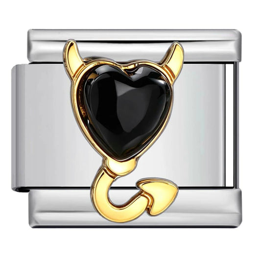 Devil Heart - – Italian Charm Bracelet by Charmette