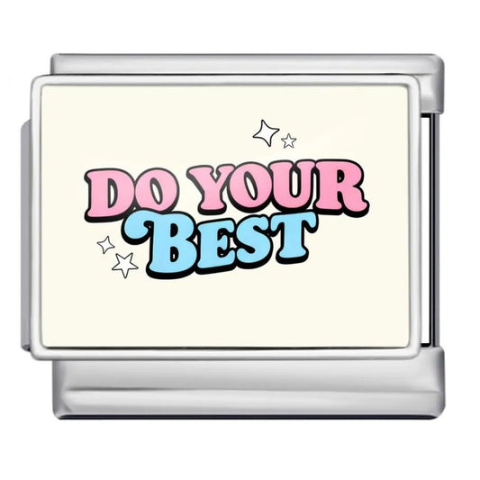 Do your best - – Italian Charm Bracelet by Charmette