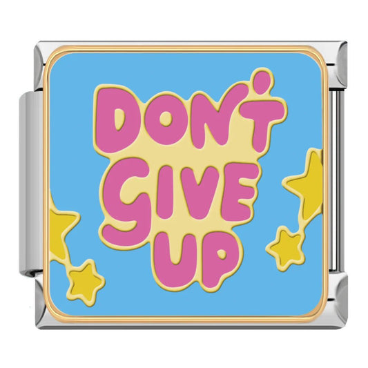 Don't Give Up - – Italian Charm Bracelet by Charmette