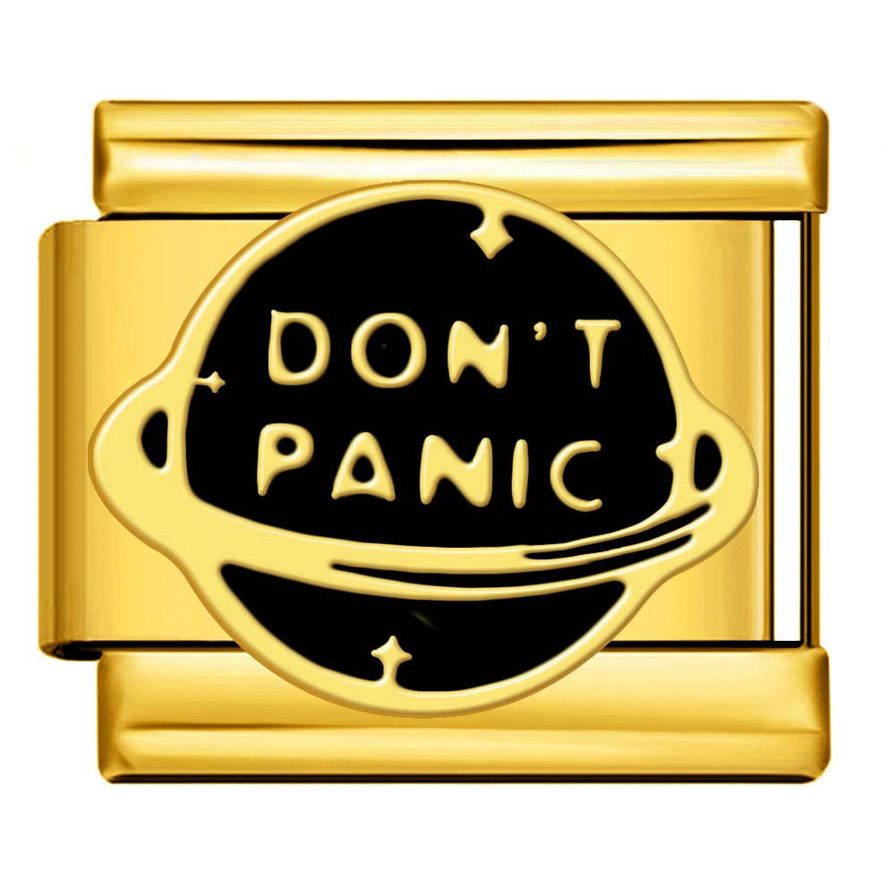 Don't Panic - – Italian Charm Bracelet by Charmette