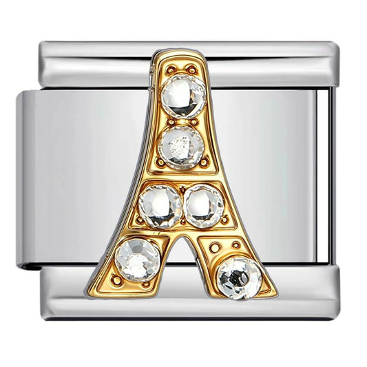 Eiffel Tower - – Italian Charm Bracelet by Charmette