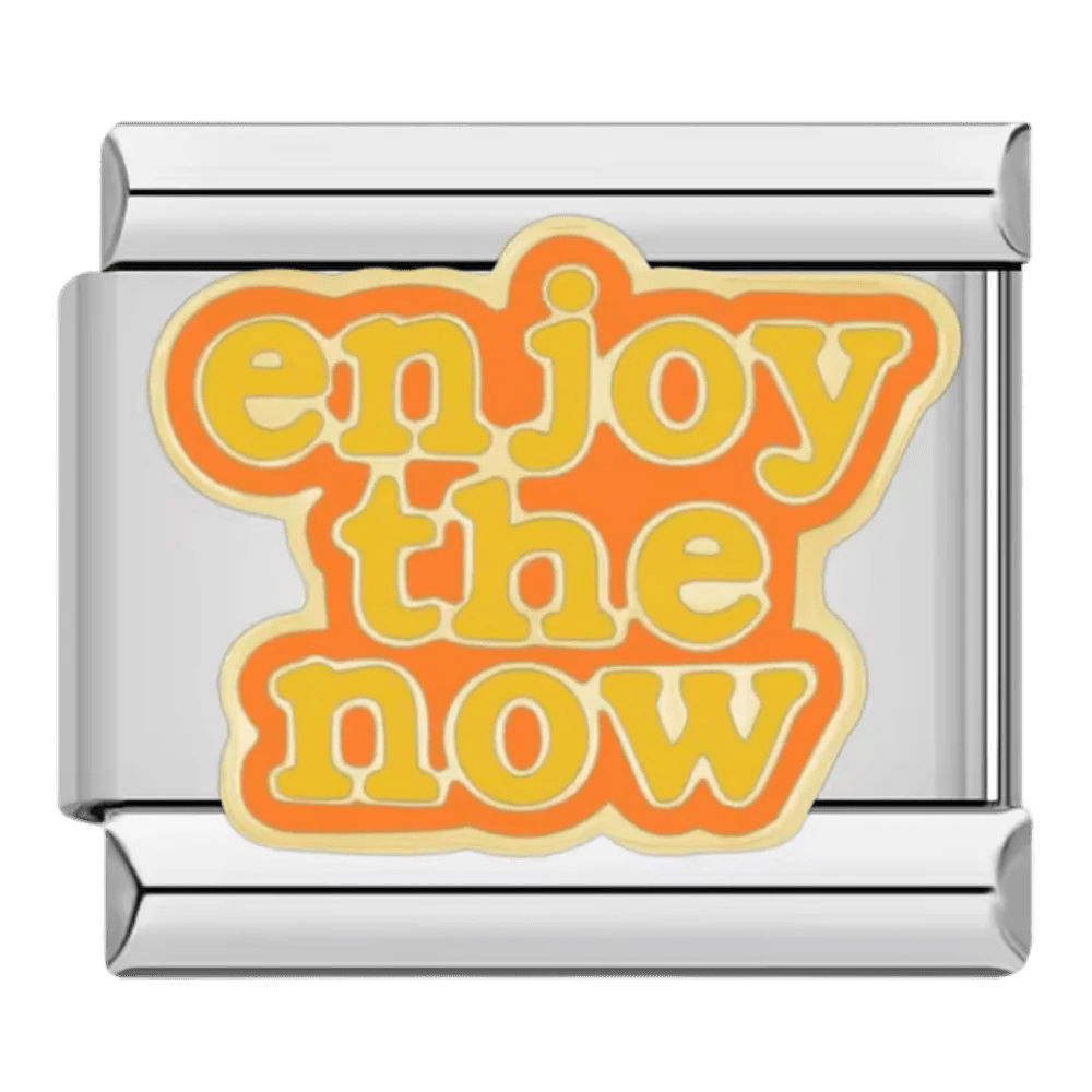 Enjoy the now -– Italian Charm Bracelet by Charmette