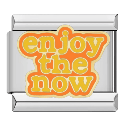 Enjoy the now -– Italian Charm Bracelet by Charmette