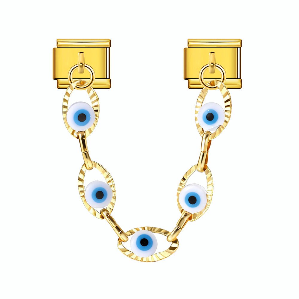 Evil Eye Chain -– Italian Charm Bracelet by Charmette