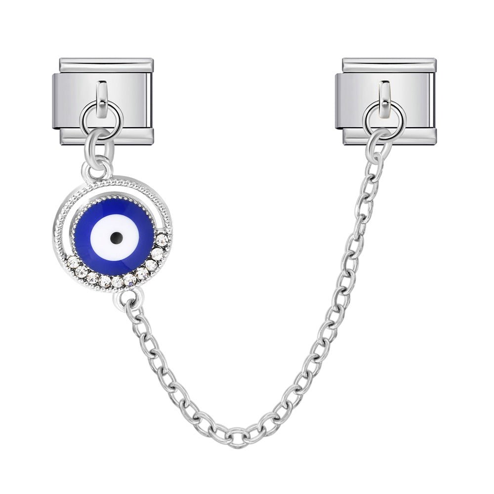 Evil Eye Chain -– Italian Charm Bracelet by Charmette