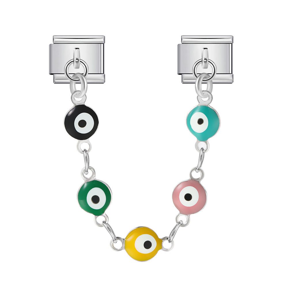 Evil Eye Chain -– Italian Charm Bracelet by Charmette