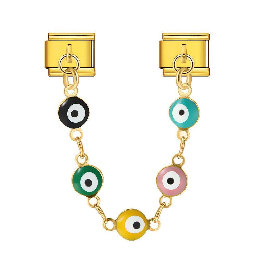 Evil Eye Chain -– Italian Charm Bracelet by Charmette