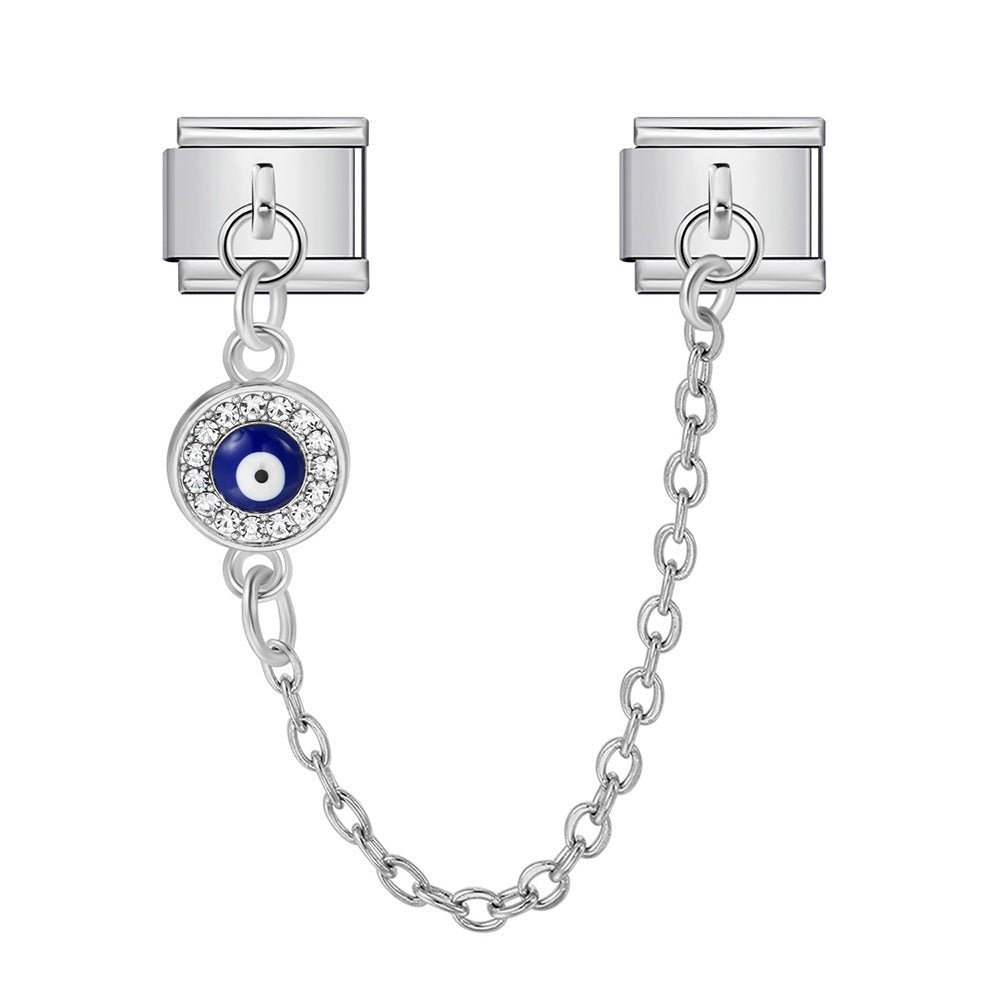 Evil Eye Chain -– Italian Charm Bracelet by Charmette