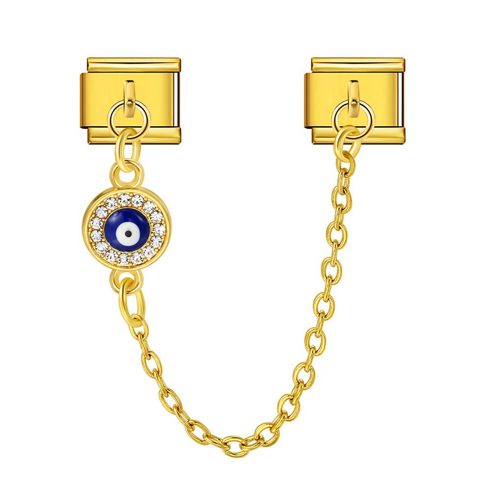Evil Eye Chain -– Italian Charm Bracelet by Charmette