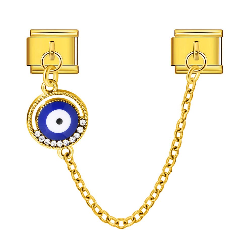 Evil Eye Chain -– Italian Charm Bracelet by Charmette