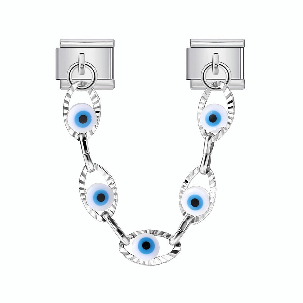 Evil Eye Chain -– Italian Charm Bracelet by Charmette