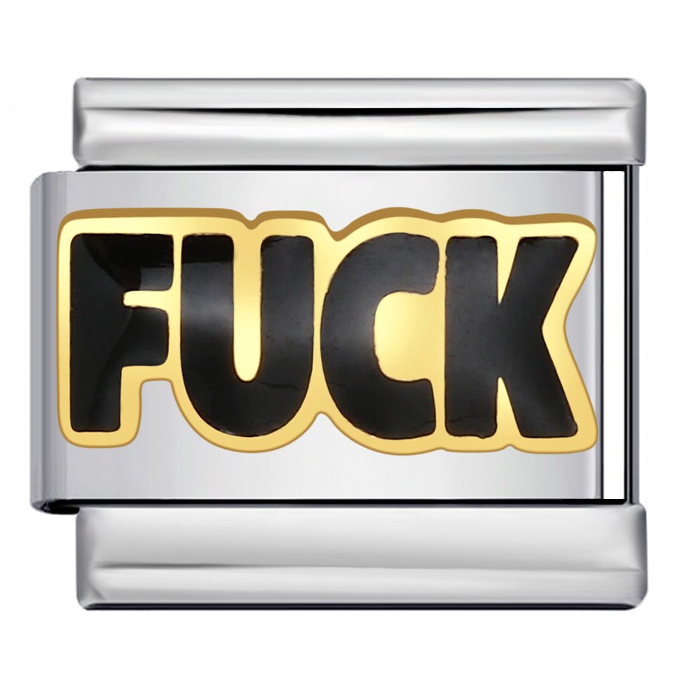 F*CK -– Italian Charm Bracelet by Charmette