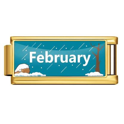 February - – Italian Charm Bracelet by Charmette